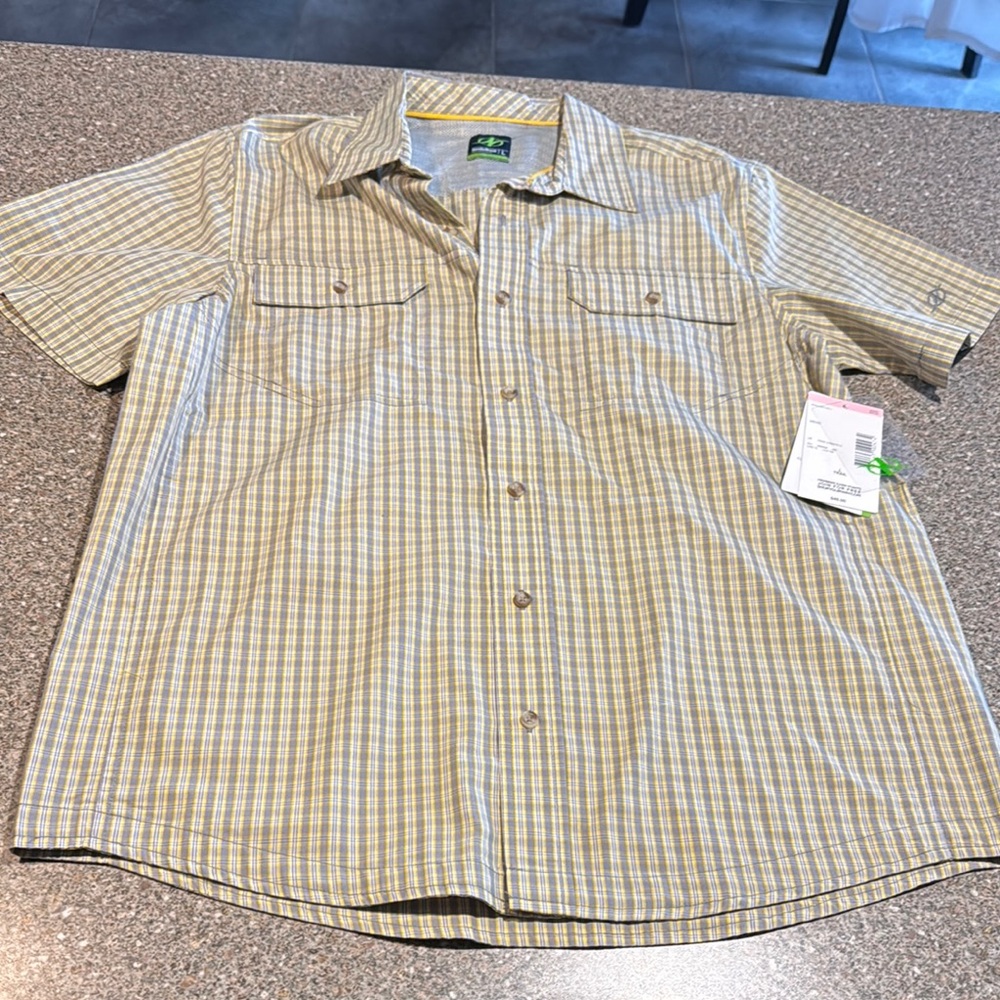 New nordictrack button up shirt